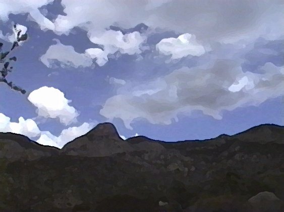 Clouds over the Sandias 12